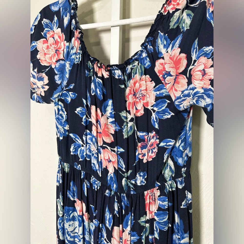 ❗️SALE• Blue Floral Maxi Dress